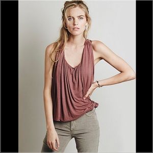 Free People Purple Message To Malibu Tank